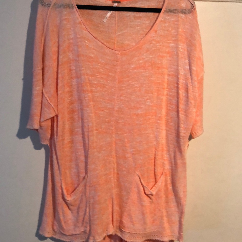 Free People Orange Tunic
